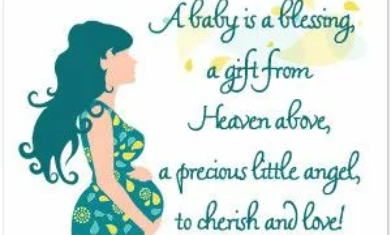 A peaceful newborn resting in loving hands, paired with Baby Blessings Quotes celebrating love, hope, and new beginnings.