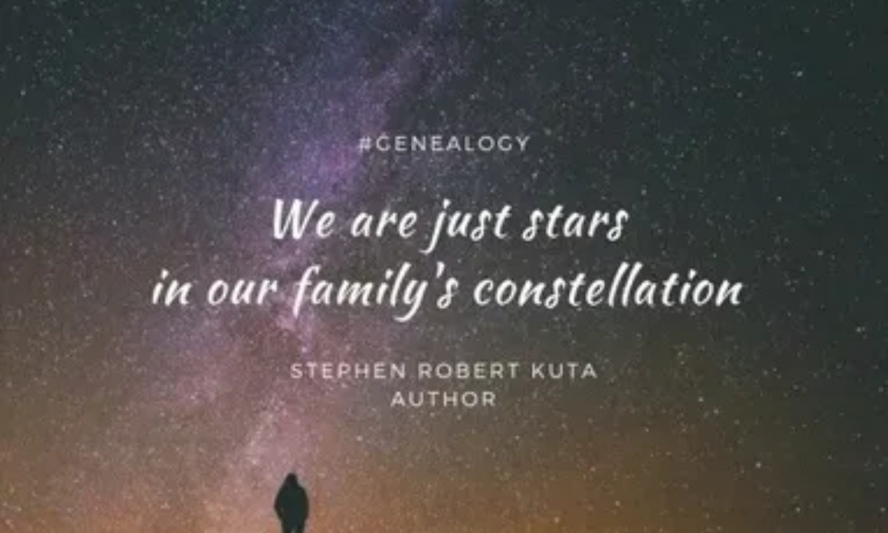 Romantic quotes about stars against a magical night landscape
