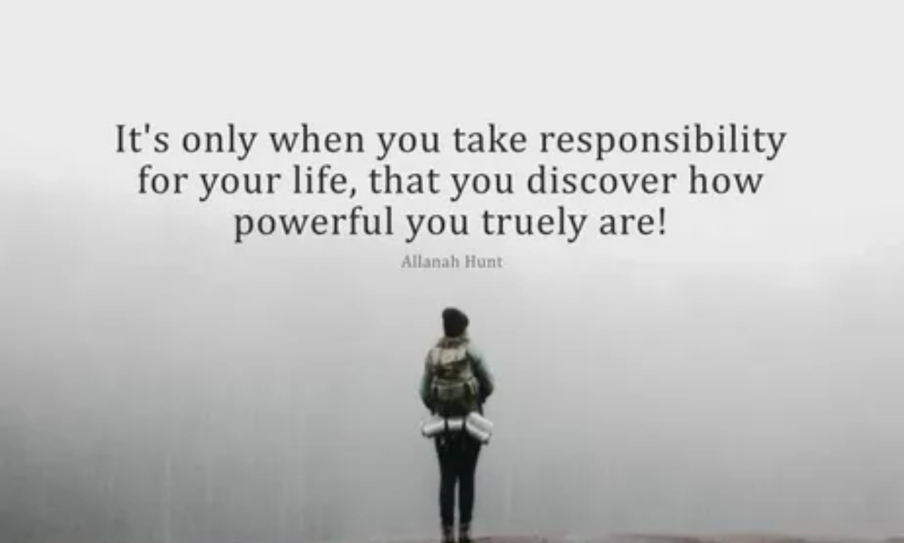 Motivational responsibility quotes about owning your choices and actions