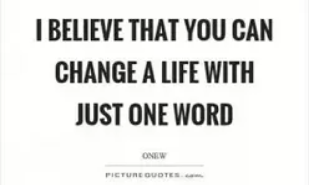 One word quotes to inspire confidence and personal growth