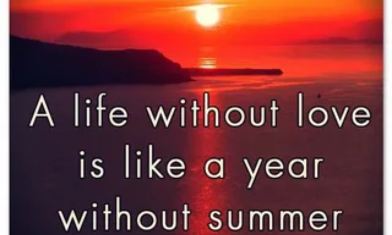 Motivational Summer quotes with sunshine and blue skies