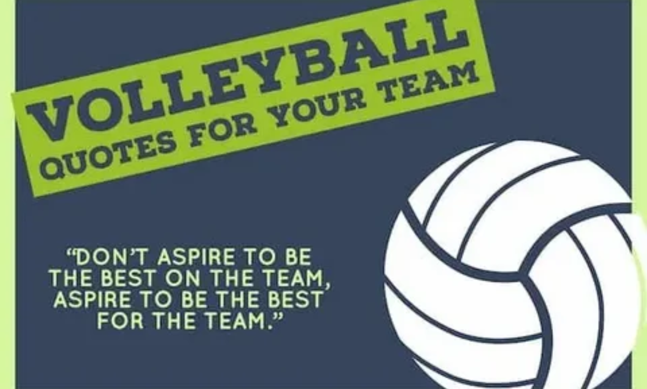 Volleyball quotes to inspire teamwork, determination, and success