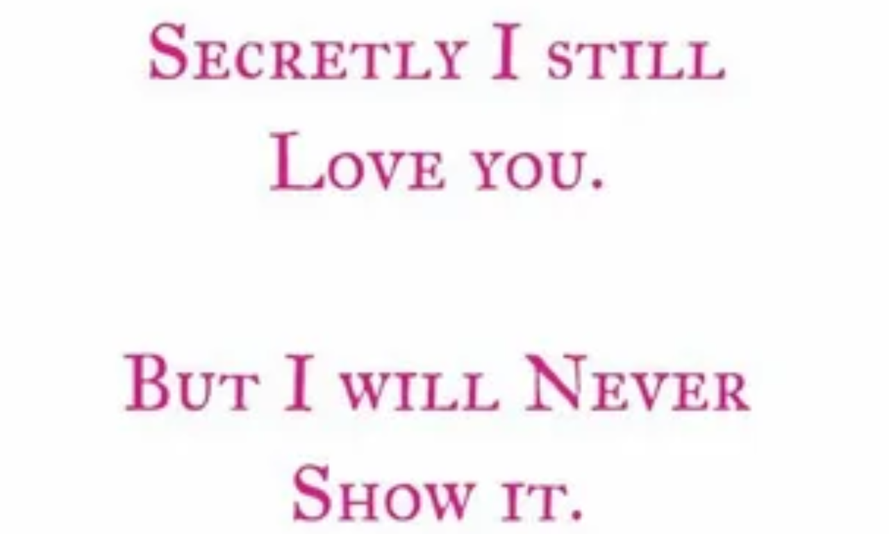 Short secret love quotes for a secret crush
