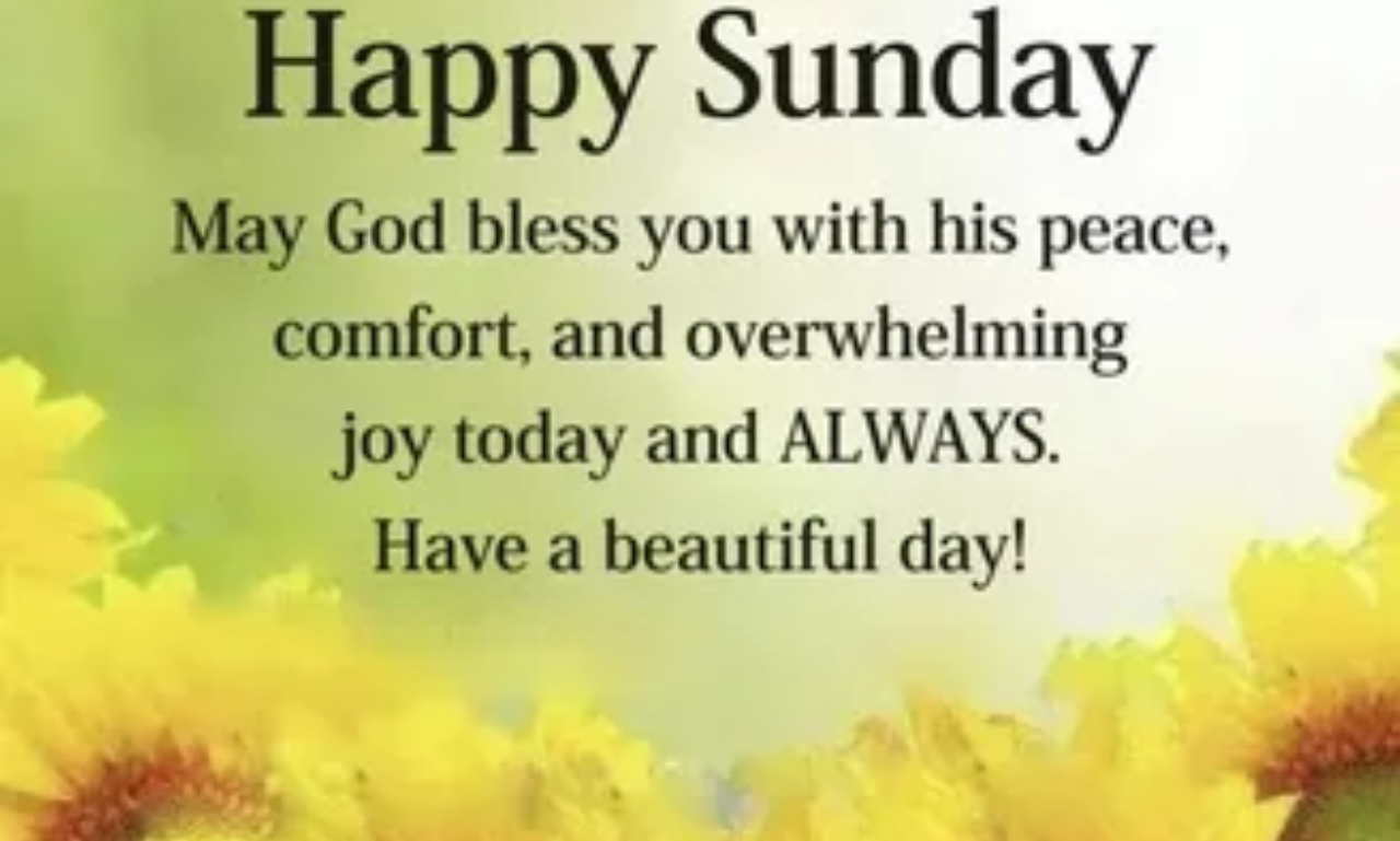 Beautiful Sunday quotes about peace and gratitude